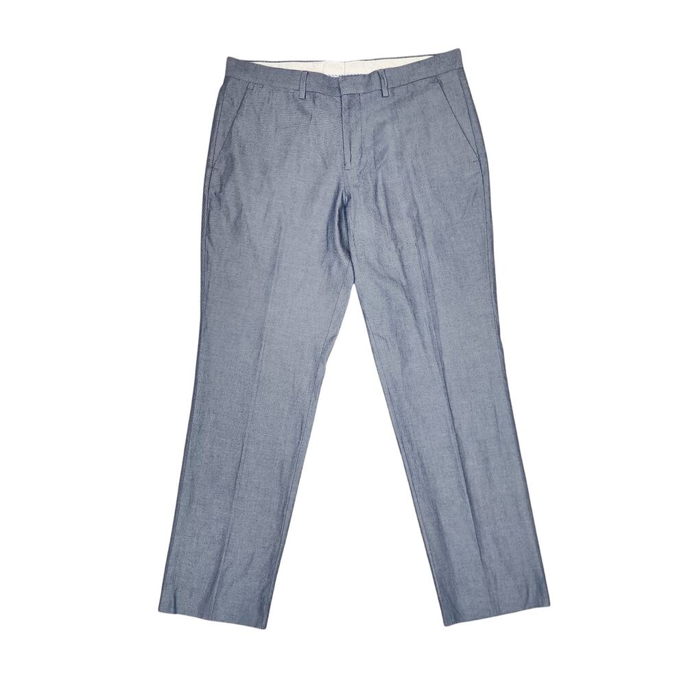 Express Blue Gray Photographer Suit Pants Men's Size 31/30